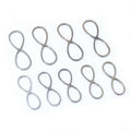 Stainless Steel Figure Eight Connector Links in Three Sizes view 5