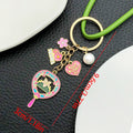 Twenty Colorful Floral Mother Theme Metal Keychain Designs view 2