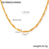 Gold Smooth Necklace