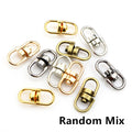 Small Oval Swivel Connector Clasps in Seven Metal Finishes view 11
