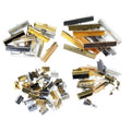 Serrated Ribbon End Clamps in Mixed Sizes and Finishes view 5
