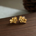Gold Tone Rocking Horse Necklace and Matching Stud Earrings view 7