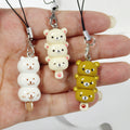 Stacked Bear and Popsicle Phone Strap Charms in Three Designs view 2