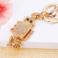 Robot and Novelty Jeweled Keychains in Fifteen Pictured Designs view 1