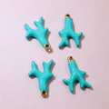 Glossy Enamel Coral Branch Charms in Four Color Options view 6