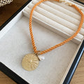 Braided Cord Ocean Pendant Necklaces in Three Styles view 8