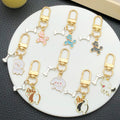 Dog and Bone Enamel Clasp Keychains in 16 Playful Designs view 2