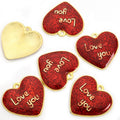 Red Love Letter and Heart Enamel Charm Collection for Jewelry Making view 3
