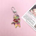 Love Cat and Dog Printed Acrylic Clip Keychains in Four Designs view 8