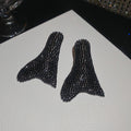 Crystal Sculptural Statement Stud Earrings Fashion Jewelry view 7