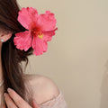 Fabric Flower Hair Stick Pins Hibiscus Sunflower Rose Styles view 6
