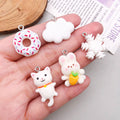 White Bear Glossy Charms with 11 Listed Options for DIY Jewelry Making view 2