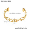 Gold Twist Cuff