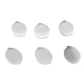 Small Oval Stainless Steel Cabochon Pendant Bases With Loop view 5