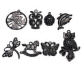 Black Animal and Nature Silhouette Charms in Eight Designs view 5