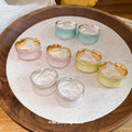 Color Block Chunky Hoop Earrings in Four Pastel Colors view 3