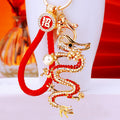 Mixed Pearl Crystal Zodiac and Tassel Dragon Keychains in Forty Seven Styles view 1
