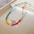 Emerald Glass Bead and Chinese Charm Necklaces 21 Styles view 10