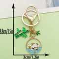 Panda Charm Keychains Featuring Blue Panda Across 45 Pictured Variations view 12