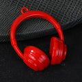 Glossy Acrylic Mini Headphone Shaped Charm Pendant Bead Four Colors view 6