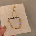 Gold Tone Multicolor Crystal Slider Bracelet Or Slim Open Cuff view 6