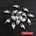 Silver Tone Moon Heart and Lock Charms in Seven Designs view 10