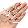 Geometric Multi Loop Pendant Connectors in Ten Shapes view 2