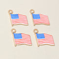 Colorful Enamel National Flag Charms in Eleven Country Options view 2