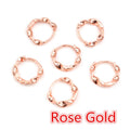 Twisted Small Hoop Earring Findings in Six Metal Finishes view 10