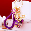 Enamel Mouse and Fortune Gourd Keychains in Five Pictured Colors view 2