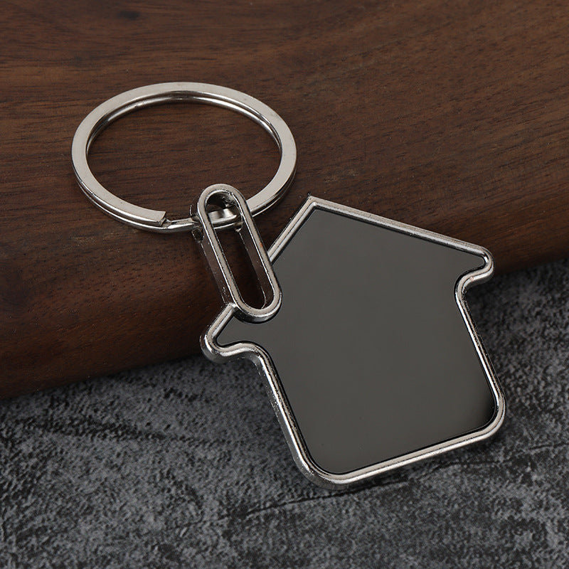Blank Sublimation Metal Bottle Opener Keychain for DIY Heat Transfer