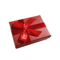 Rectangular Ribbon Bow Jewelry Gift Boxes Red And Black view 4