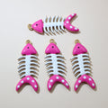 Colorful Enamel Fishbone Charms in Nine Color Options view 9