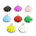 Enamel-Look Silver Gold Shell Alloy Charms in 18 Styles view 4