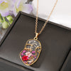 Pink Floral Face