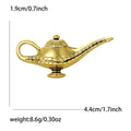 Aladdin Lamp Brooch in Antique Gold or Antique Silver Tone view 5