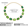 Gold Green Necklace