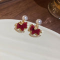 Red Horse Motif Stud Earrings In Assorted Designs For Distinctive Statement Styling view 6
