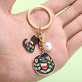 Pearl and Crystal Charm Keychains in 16 Pictured Variations for Bags and Keys view 2