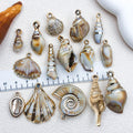 Gold-Tone Shell Shell Charms with 54 Listed Options view 3