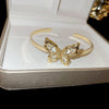 Gold Crystal Butterfly