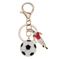 Four-Style Soccer Player Medal Jersey and Shoe Enamel Keychain Collection view 5