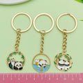 Panda Charm Keychains Featuring Cat Across 42 Pictured Variations view 3