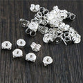 Flower Shaped Metal Earring Backs in Seven Finish Options view 6