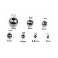 Smooth Round Metal Spacer Beads in Seven Sizes and Finishes view 2