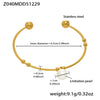 Z040 Gold Bangle