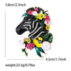 Floral Zebra