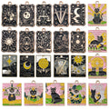 Moon Black Tarot Card and Skull Metal Charms with 3 Listed Options view 1