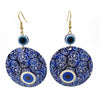 Blue Hamsa Pattern