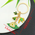 Two-Style Green Dragon Boat Festival Rice Dumpling Charm Keychain view 6